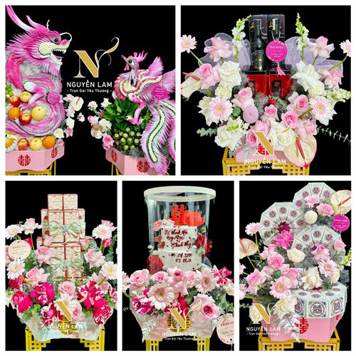Mâm Quả Hiện Đại - Rồng + Phụng